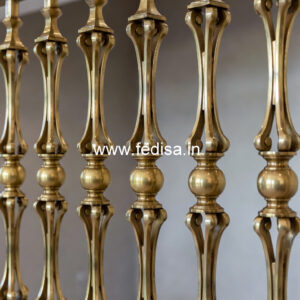 Antique Brass Staircase Railing Design For Villas Duplex Stairs Wall Design
