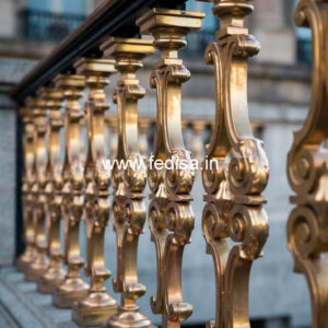 Elegant Brass Balcony Railing For Designer Interiors Best Granite Colors For Staircase