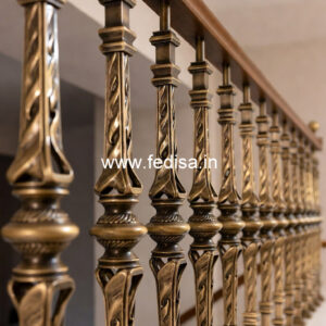 Antique Brass Balcony Railing With Designer Look Jeene Ki Railing Ka Design