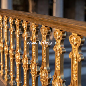 Luxury Brass Railing Design For Modern Homes Modern Stairs Design Outdoor