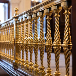 Premium Brass Railing Designs For Interior Spaces Stair Room Roof Design