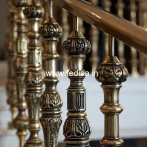 Brass Balcony Railing Design For Modern Homes Outside Stairs Design For House