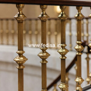 Artistic Brass Railing Design For Interiors Stair Tread Design
