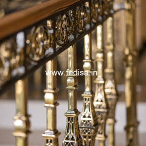 Best Brass Balcony Railing Design For Homes Stairs In Hall Design