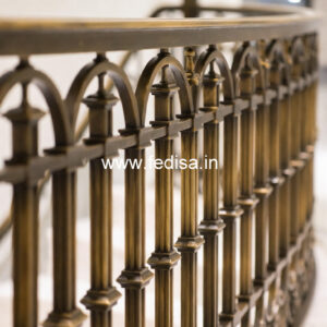 Elegant Brass Balcony Railing With Designer Look Design My Stairs