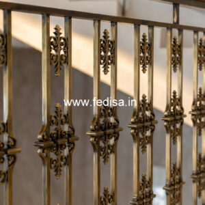 Premium Brass Balcony Railing For Homes Steel Stairs Design For Indian Houses