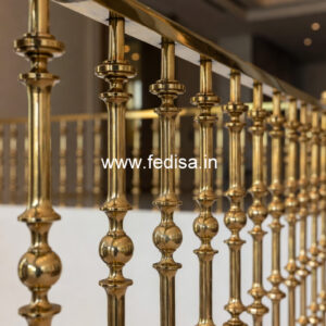 Elegant Brass Staircase Railing For Villas Best Railing Design For Stairs