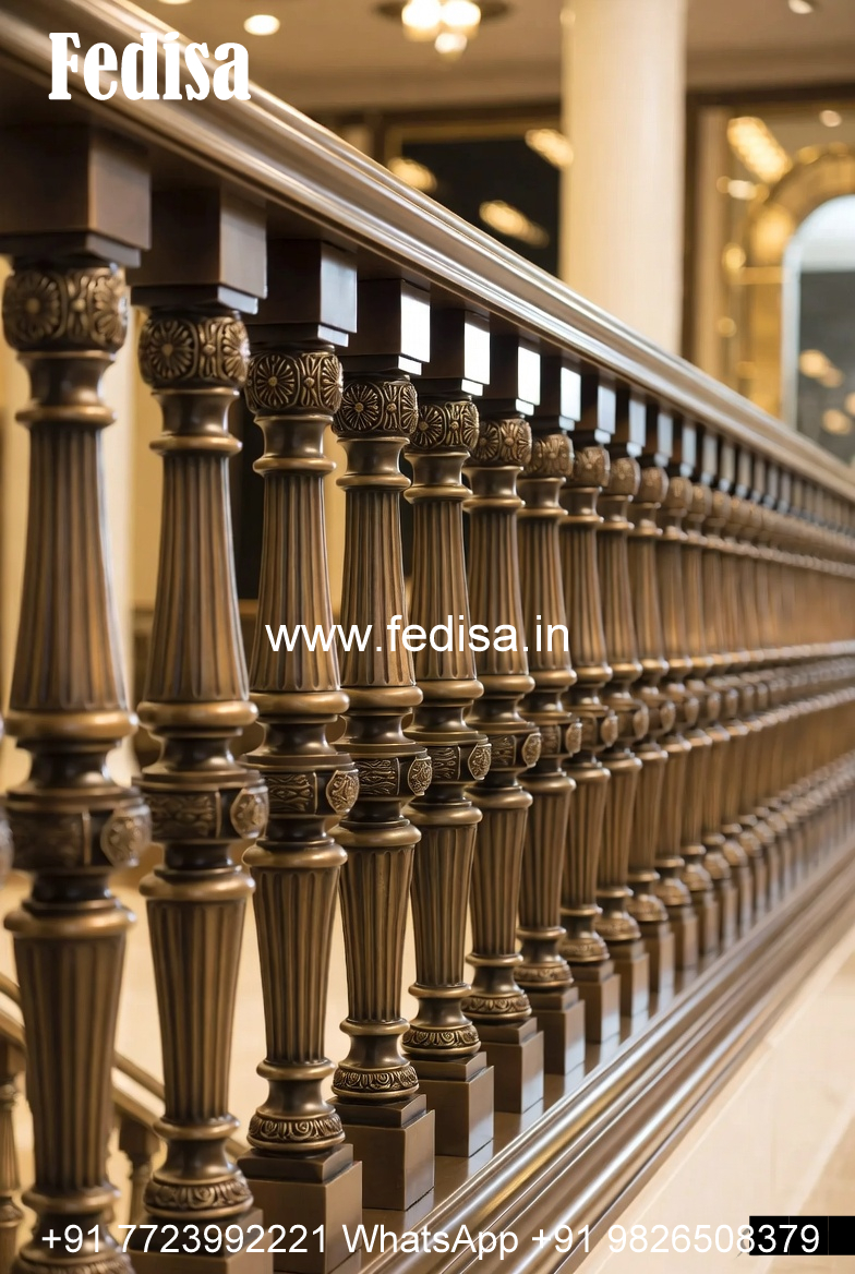 Decorative Brass Staircase Design Ideas Modern Open Staircase