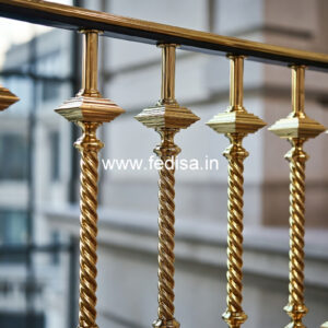 Luxury Brass Balcony Railing Inspiration Front Gate Stairs Design