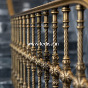 Brass Railing Design For Luxury Villas Staircase Design For Commercial Buildings
