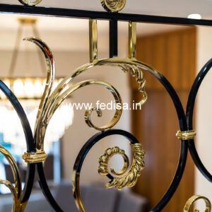 Custom Brass Staircase Railing Ideas Wooden Stairs Design Outdoor