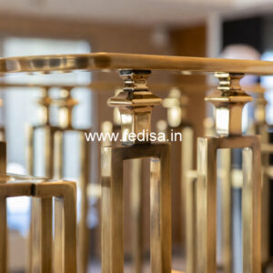 High Quality Brass Balcony Railing For Home Exterior Stair Frame Design