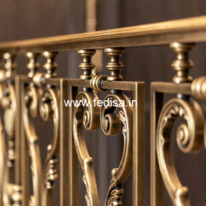 Custom Made Brass Balcony Railing Designs Kitchen Stairs Design
