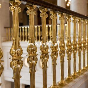 Brass Staircase Railing Design For Designer Homes Curved Staircase Structural Design