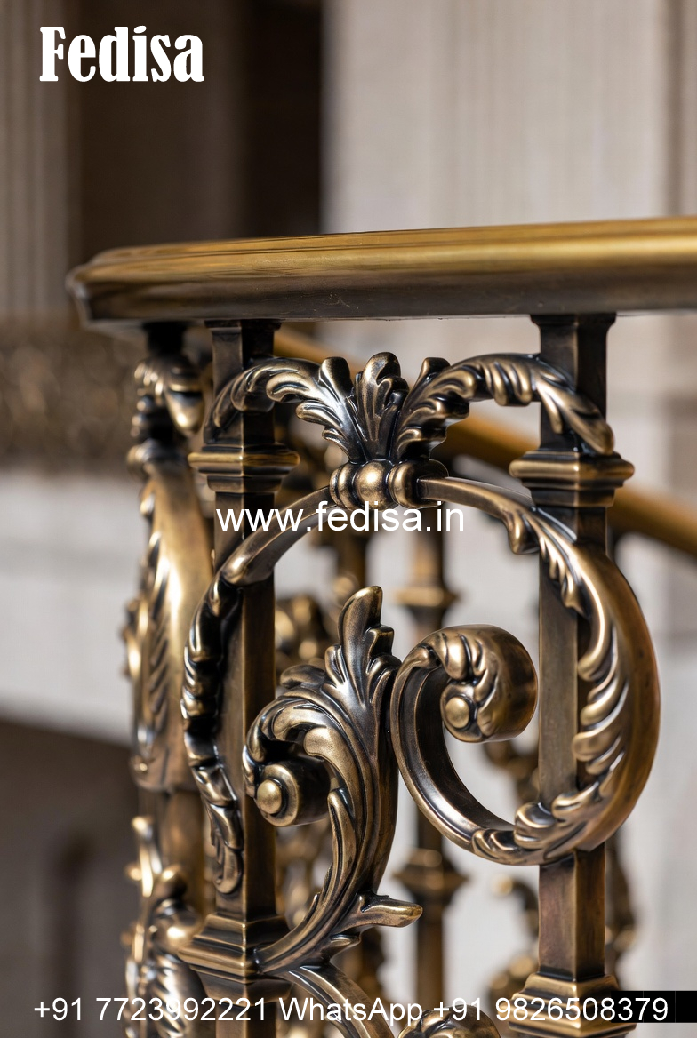 Brass Handrail Design With Luxury Appeal Latest Stairs Design 2026