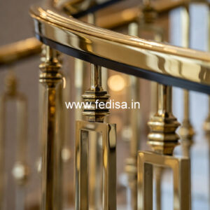 Classic Brass Railing Design For Premium Homes Iron Modern Stair Railing Design