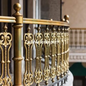 Brass Balcony Railing Design For Elegant Spaces Window Design For Staircase