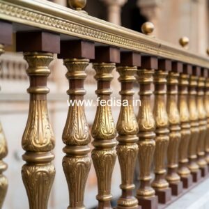 Antique Brass Balcony Railing Design For Interiors Home Interior Stairs Design