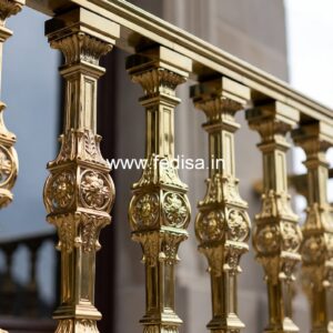 Stylish Brass Staircase Railing For Interior Design Staircase Beam Design