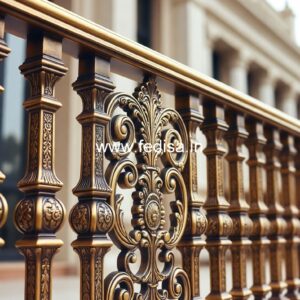 Premium Brass Railing Design With Artistic Finish Staircase Design Steel Railing