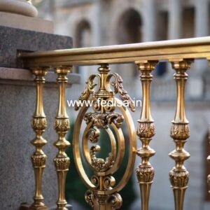 Antique Brass Stair Railing Design For Royal Homes Box Bar Staircase Design