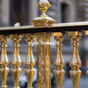 Premium Brass Stair Railing Design For Modern Homes Staircase Handrail Design Glass