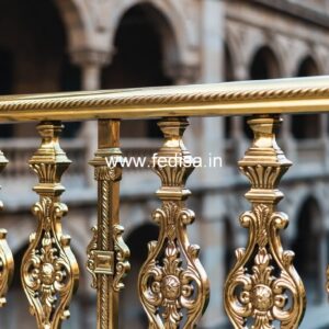 Luxury Brass Handrail Design For Elegant Staircases Two Story Staircase Designs