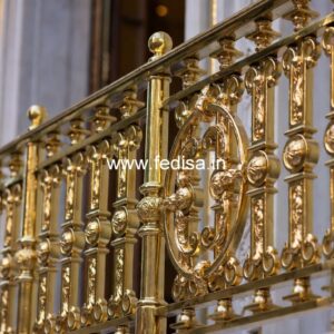 Premium Brass Railing Designs For Interior Spaces Concrete Stairs Design Indoor