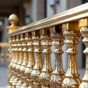 Brass Balcony Railing Design For Modern Homes Stairs Corner Design