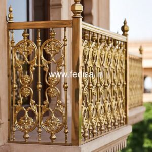 Modern Luxury Brass Staircase Railing Inspiration Home Front Sidhi Design