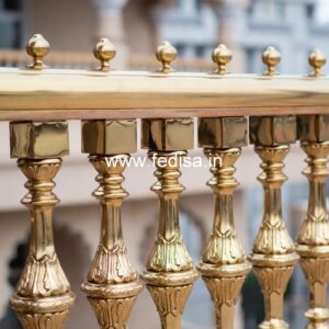 Designer Brass Balcony Railing For Homes Staircase Hand Railing Design