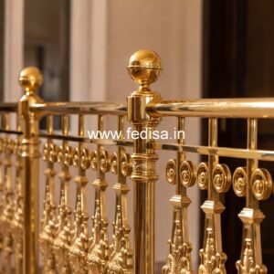 High Quality Brass Staircase Railing Design Single Stair Home Design