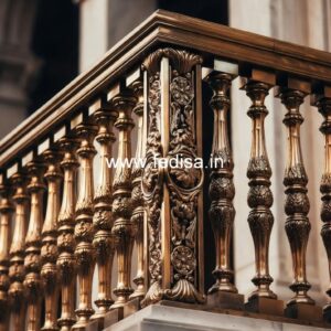 Antique Brass Railing Design For Classic Interiors Simple Steel Stairs Design