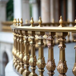 Designer Brass Staircase Railing Ideas Staircase Side Glass Design