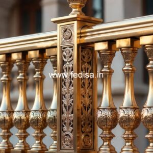 High Quality Brass Balcony Railing For Home Exterior Stairs Design For Terrace