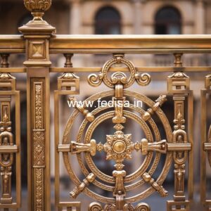 Artistic Brass Railing Design With Luxury Look Staircase Design Handrail