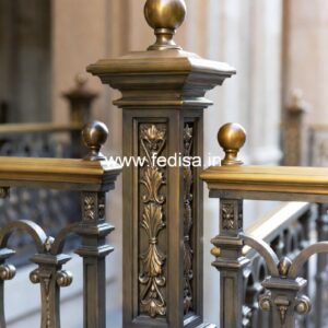 Modern Brass Staircase Railing With Glass Inserts Stairs Latest Design