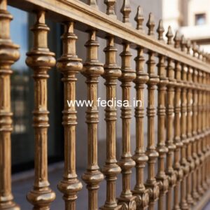 Brass Balcony Railing Design For Luxury Interiors Spine Beam Staircase