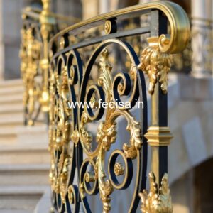Custom Brass Staircase Railing For Homes Staircase Grill Design Indian House