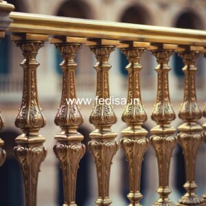 Brass Railing Design For Elegant Staircase Decor Steel Round Staircase Design