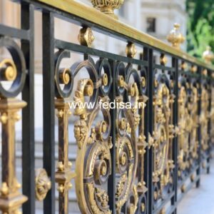 Luxury Brass Handrail For Grand Staircases Middle Stairs House Design