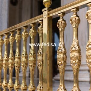 Premium Brass Balcony Railing With Fine Craftsmanship Bedroom Design With Stairs