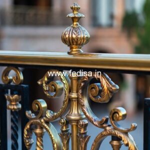 Brass Handrail Design With Luxury Appeal Amazing Stairs Design