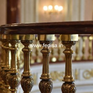 Premium Brass Railing Design For Interior Decoration Sidhi Ka Tiles Design