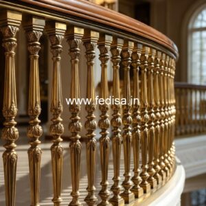 Elegant Brass Balcony Railing Design Inspiration Gi Staircase Design