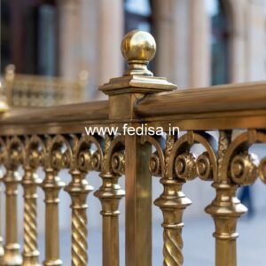 Luxury Brass Stair Railing Design For Villas Skirting Design For Stairs