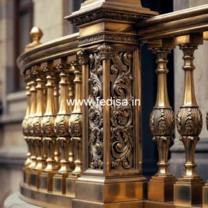 Antique Brass Railing Design With Royal Appeal Stair Railing Design Steel Price