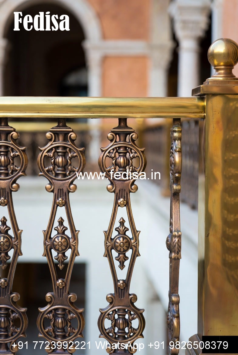 Antique Brass Staircase Railing Design For Villas Ss Steel Staircase Design