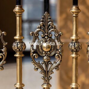 Modern Brass Handrail Design For Elegant Interiors Stairs Design Black And White