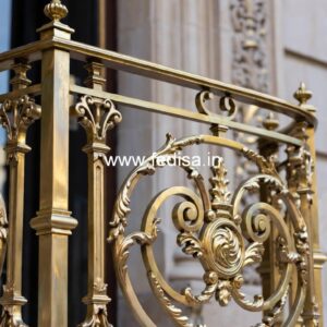 Luxury Brass Handrail Design For Modern Homes Stair Construction Design
